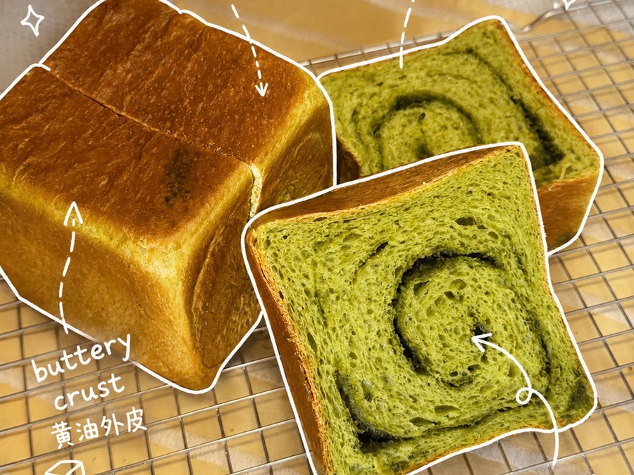 抹茶生巧吐司