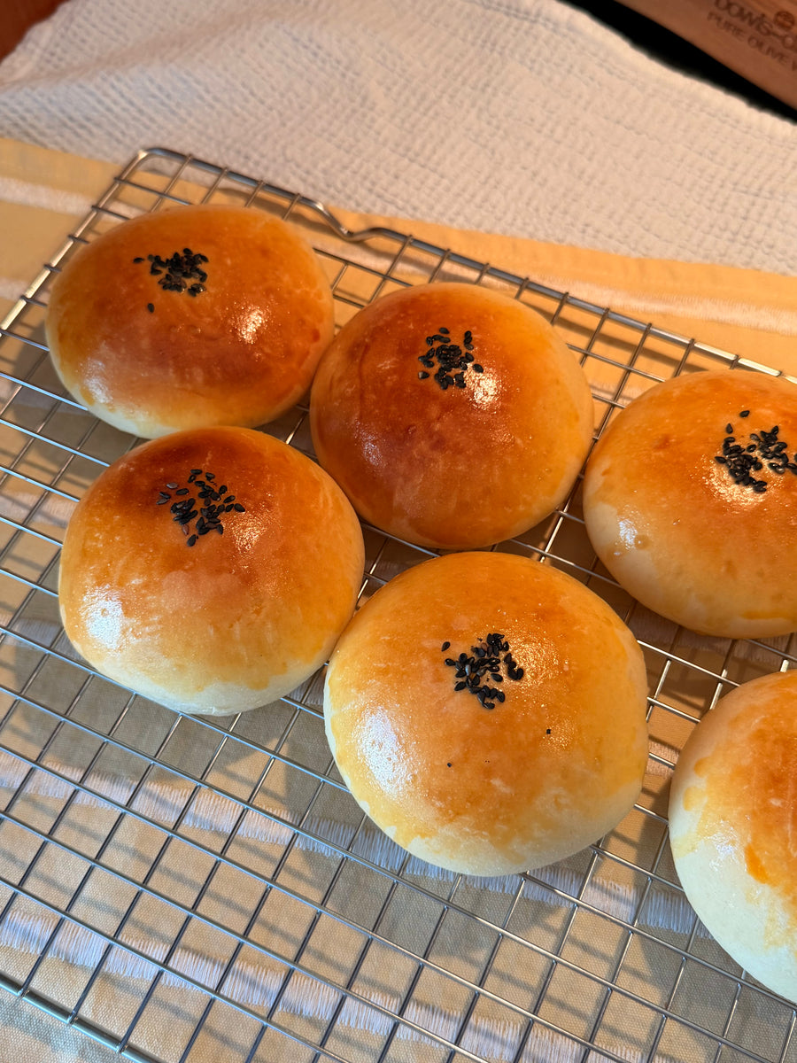 红豆麻薯面包